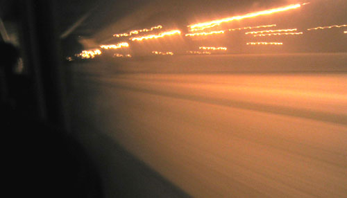 busrit in sneeuwstorm