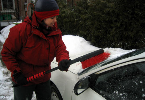 auto sneeuwvrij maken