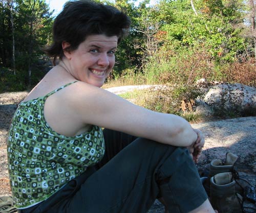 Alison on Mont Rigaud