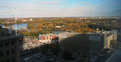 view from fairmont hotel