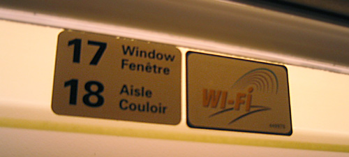 wifi in VIA train