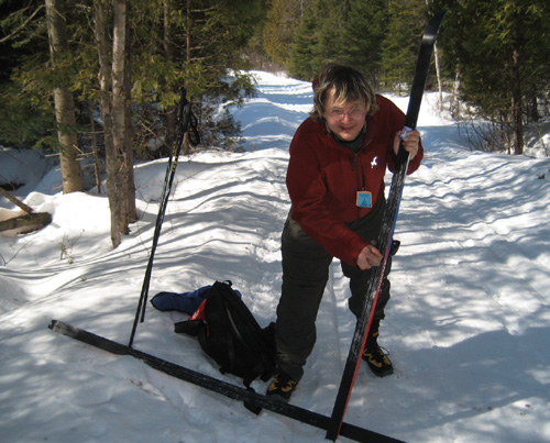 waxing my skis