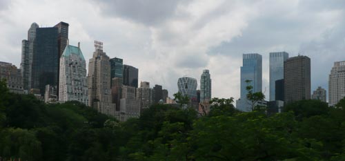 view from central park
