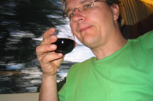Via first class with wine